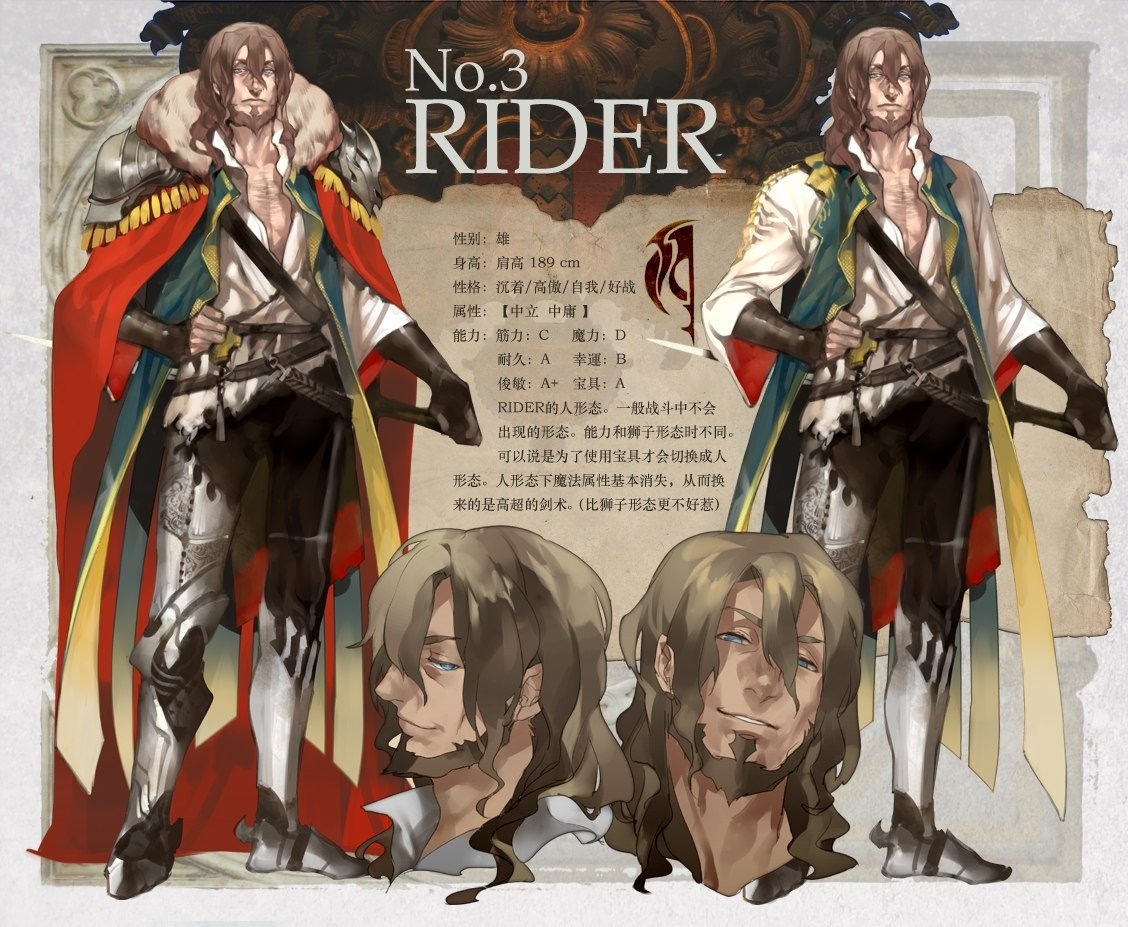 Rider from Fate/Grand Order character profile HD Wallpaper
