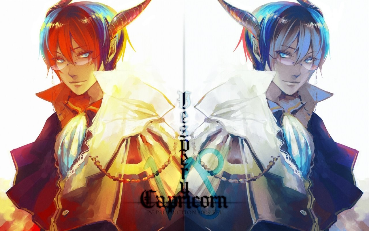 Capricorn Zodiac Anime Illustration HD Wallpaper