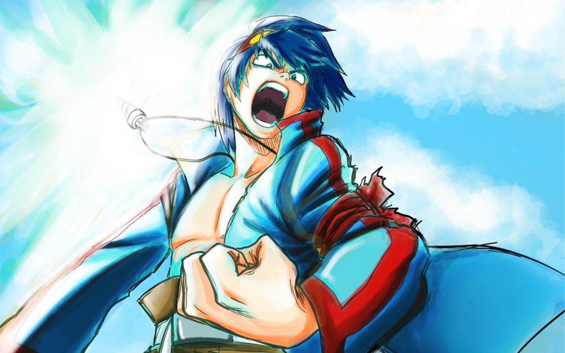 Simon from Tengen Toppa Gurren Lagann HD Wallpaper