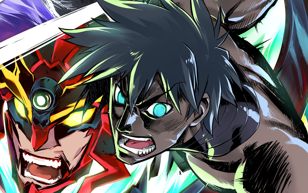 Simon and Kamina from Tengen Toppa Gurren Lagann HD Wallpaper
