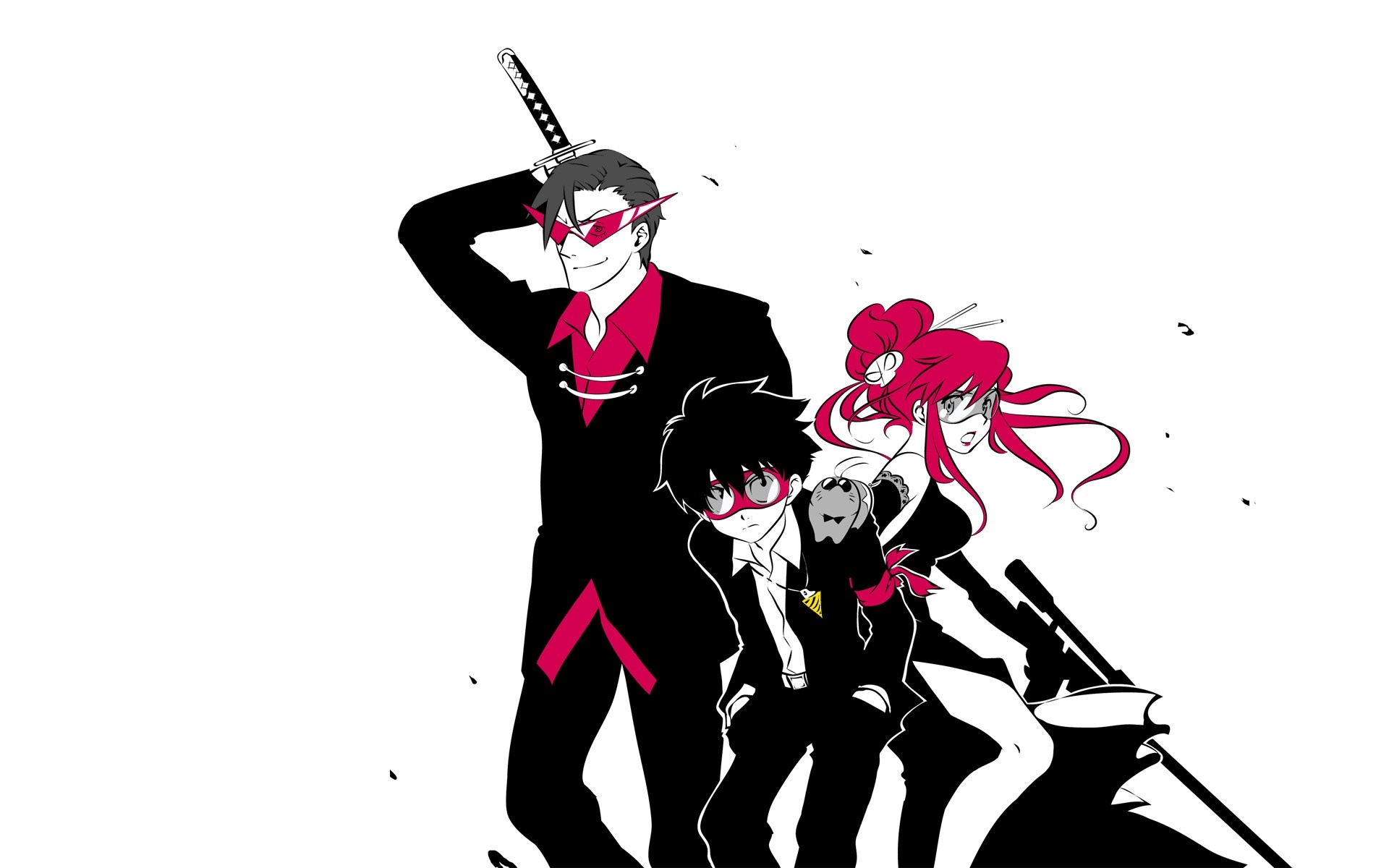 Kamina, Yoko, and Simon from Tengen Toppa Gurren Lagann HD Wallpaper
