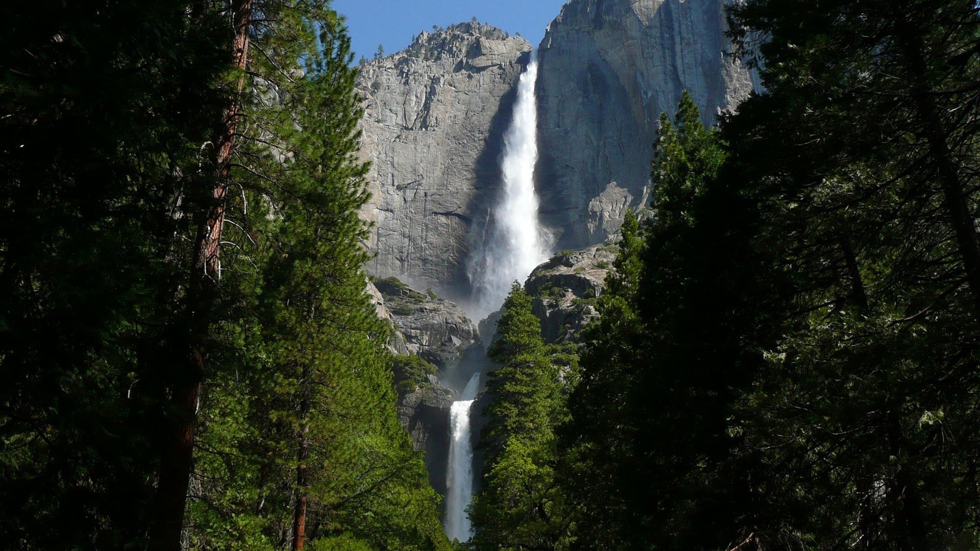 Yosemite National Park Waterfall HD Wallpaper