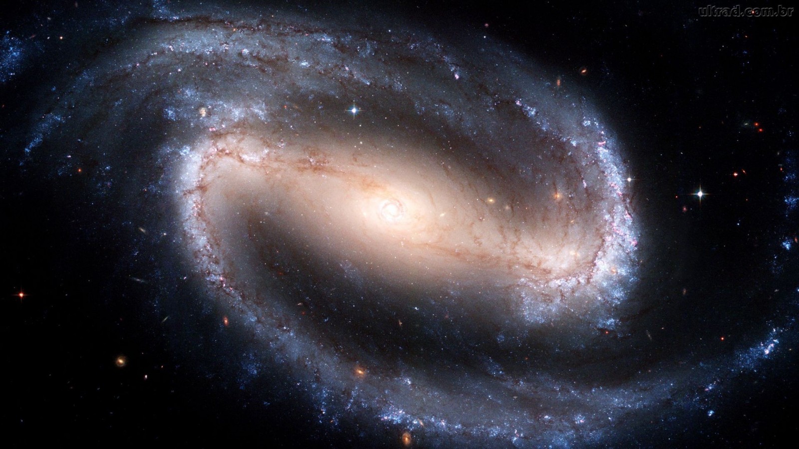 NGC 1300 spiral galaxy in space HD Wallpaper