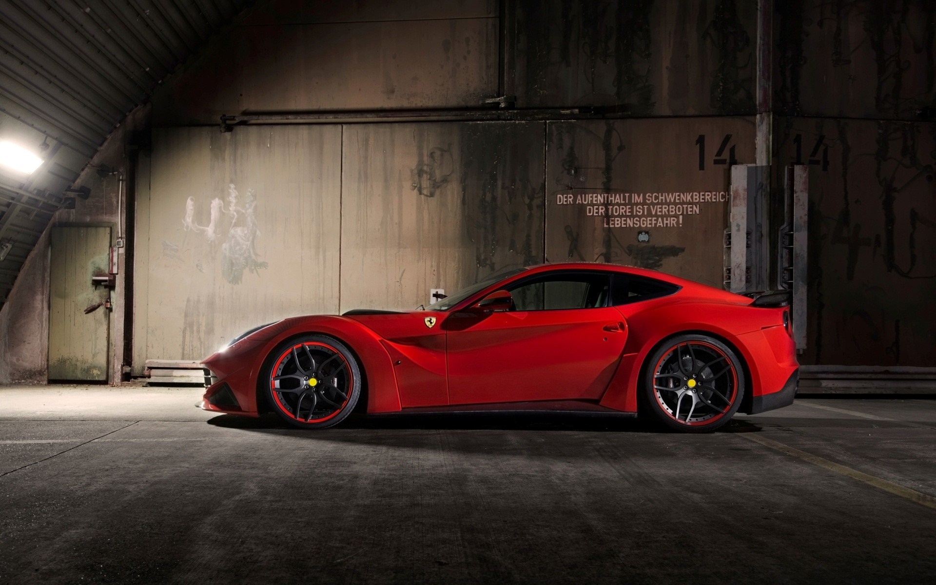 Red Novitec Rosso Ferrari F12berlinetta N Largo HD Wallpaper