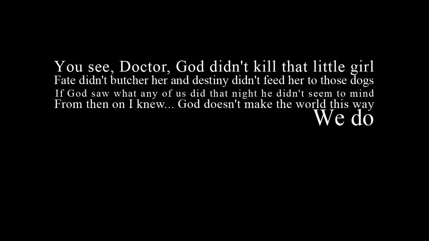Quote from Watchmen: Rorschach's monologue HD Wallpaper