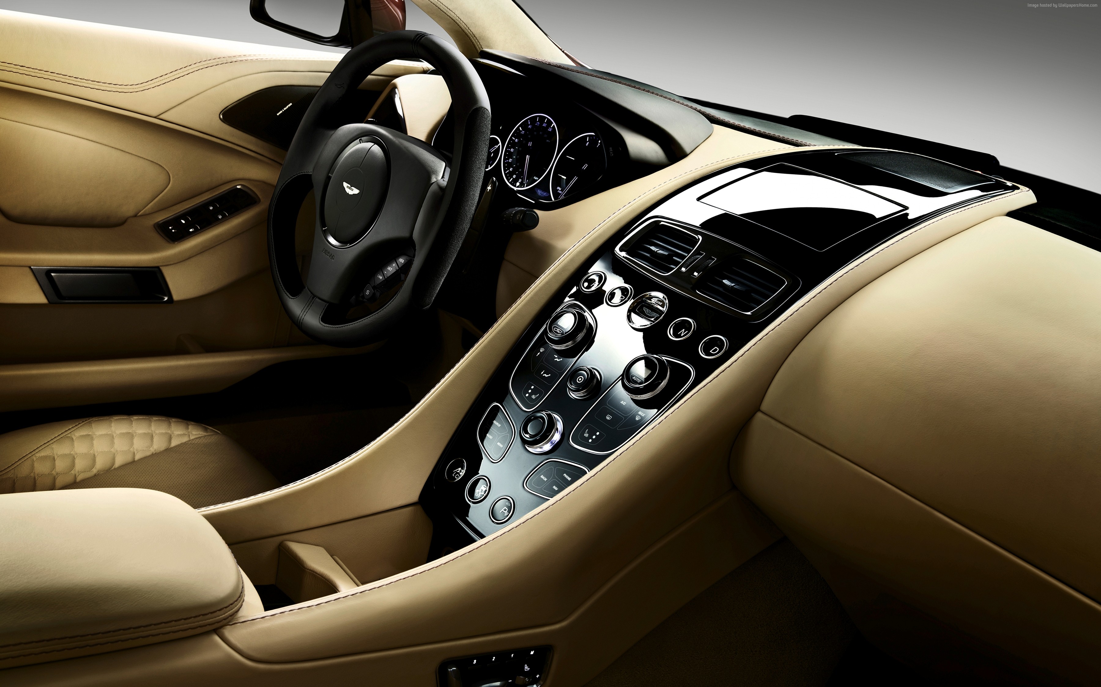 Aston Martin Vantage Interior HD Wallpaper