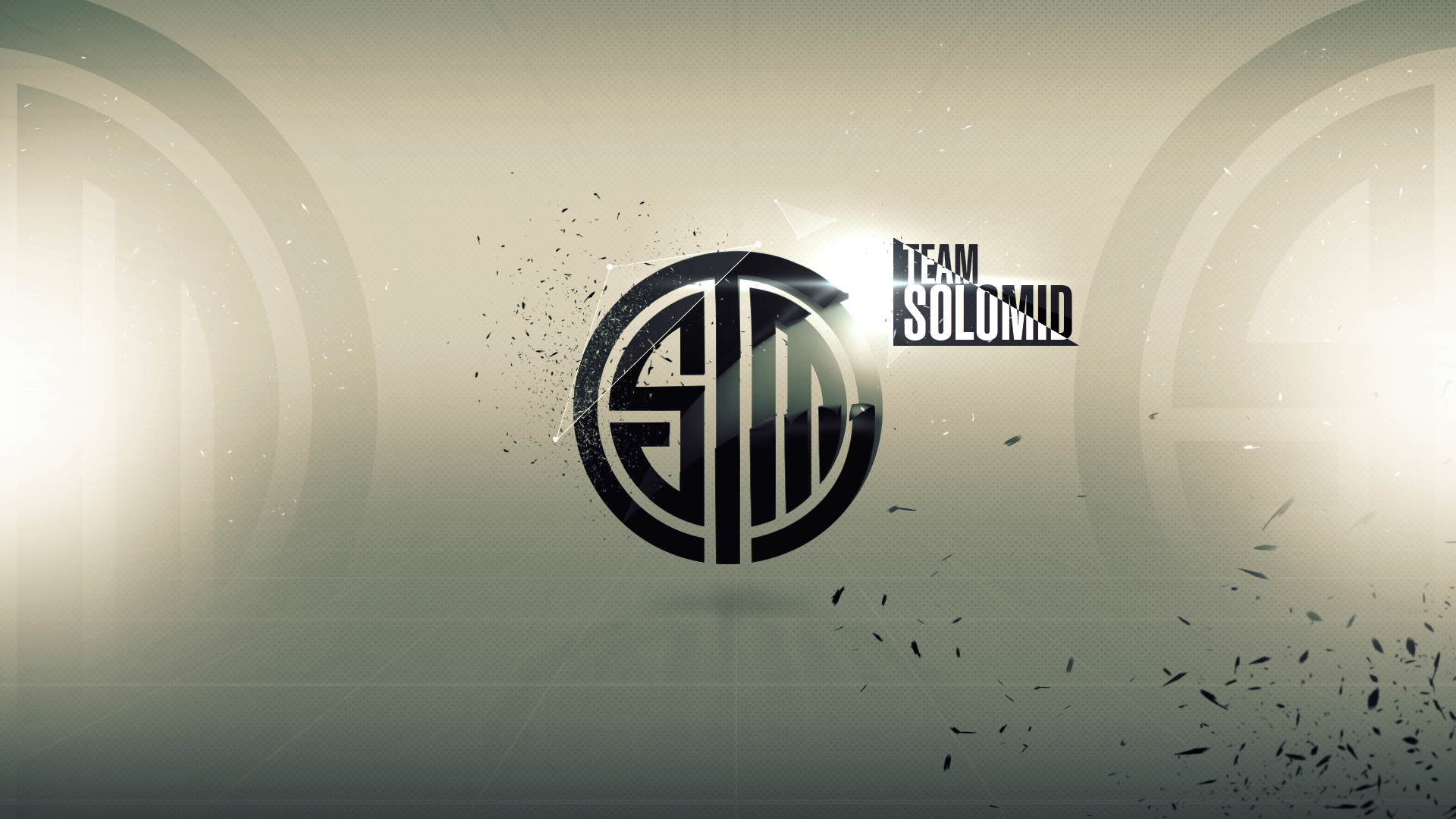 Team Solomid logo and text HD Wallpaper