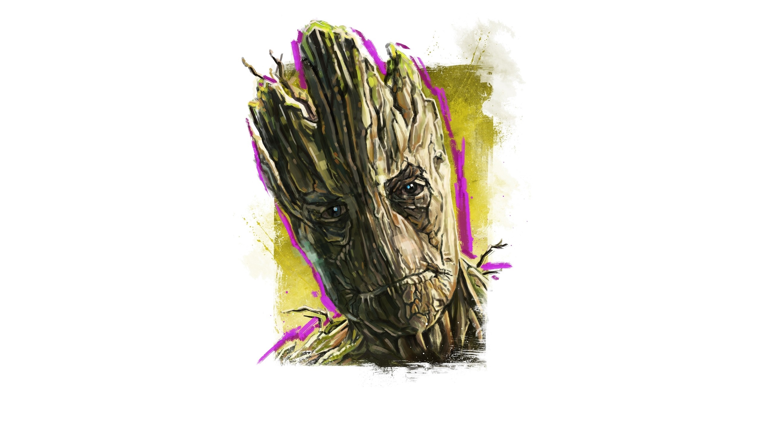 Groot from Guardians of the Galaxy illustration HD Wallpaper