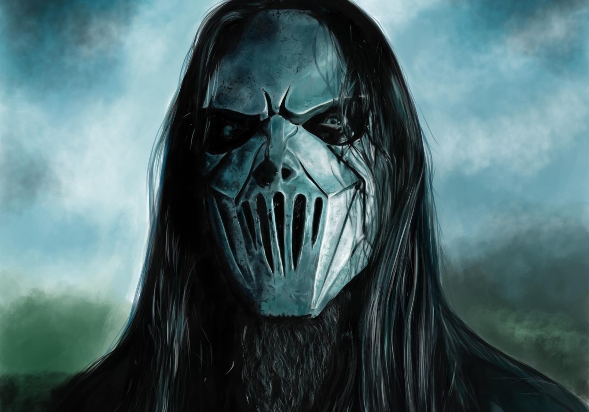 Slipknot member wearing a mask HD Wallpaper