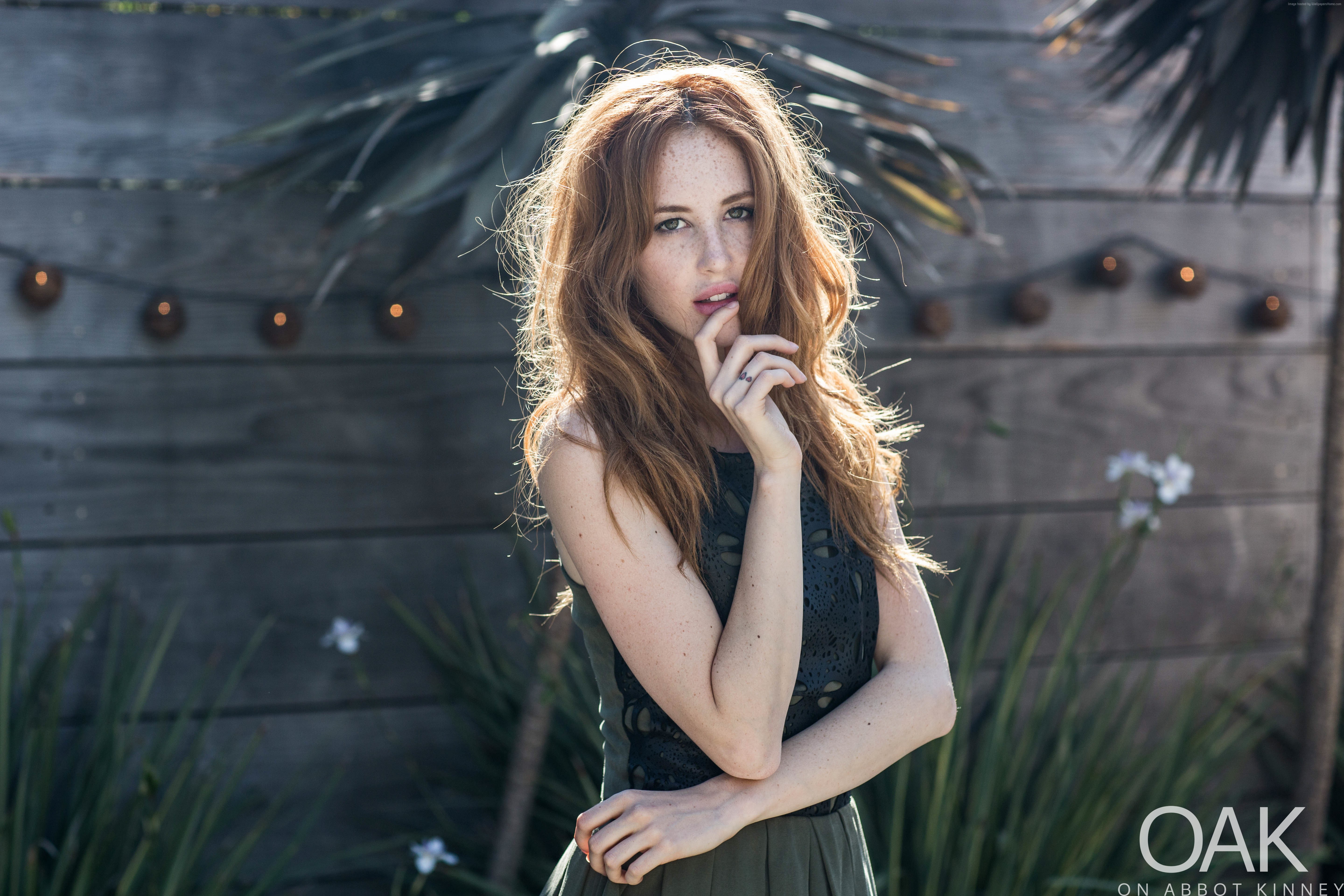 Faith Picozzi with red hair HD Wallpaper