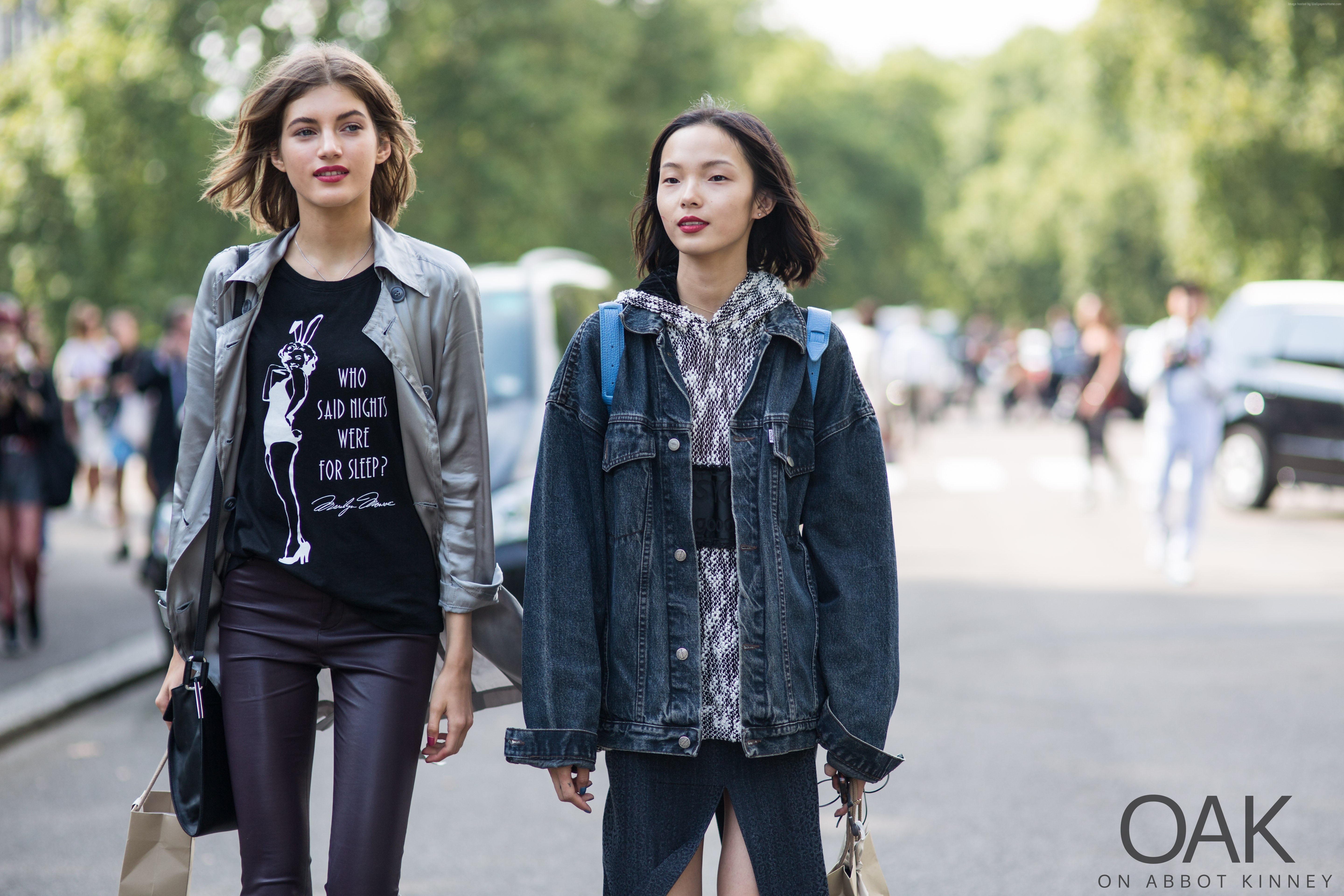 Xiao Wen Ju and Valery Kaufman on Abbot Kinney HD Wallpaper