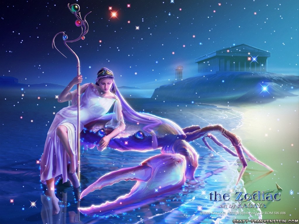 The Zodiac: Cancer by Kagaya HD Wallpaper