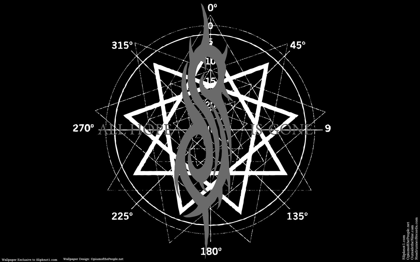 Slipknot Symbol with Geometric Design HD Wallpaper