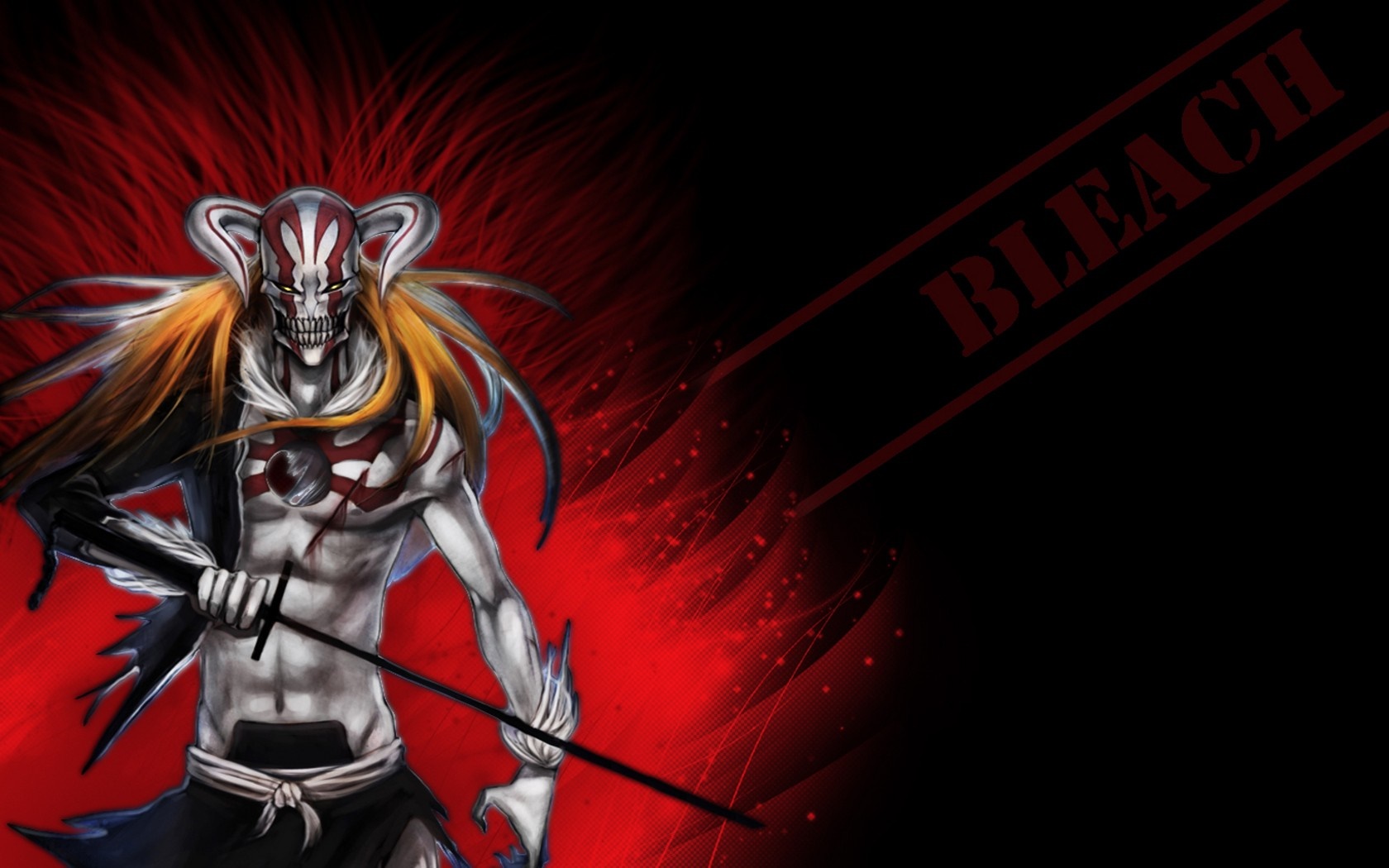 Ichigo Kurosaki in his Vasto Lorde form from Bleach HD Wallpaper