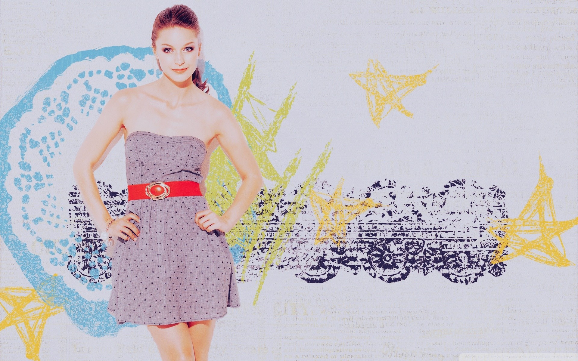 Melissa Benoist as Supergirl HD Wallpaper
