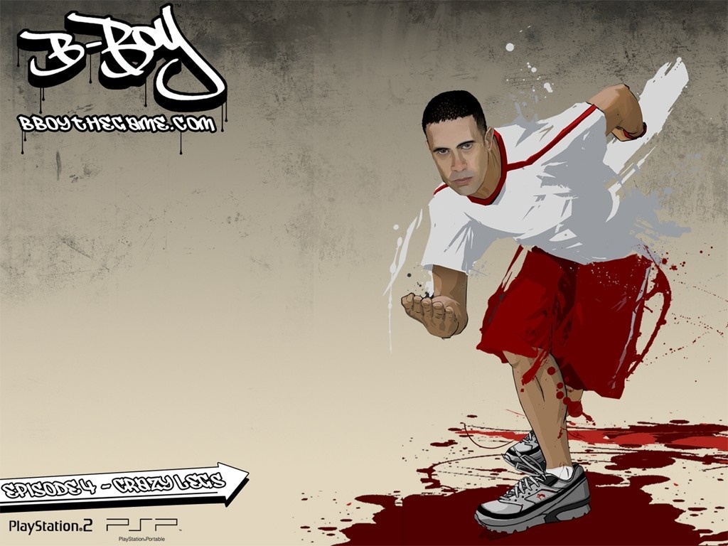 B-Boy video game promotional art HD Wallpaper
