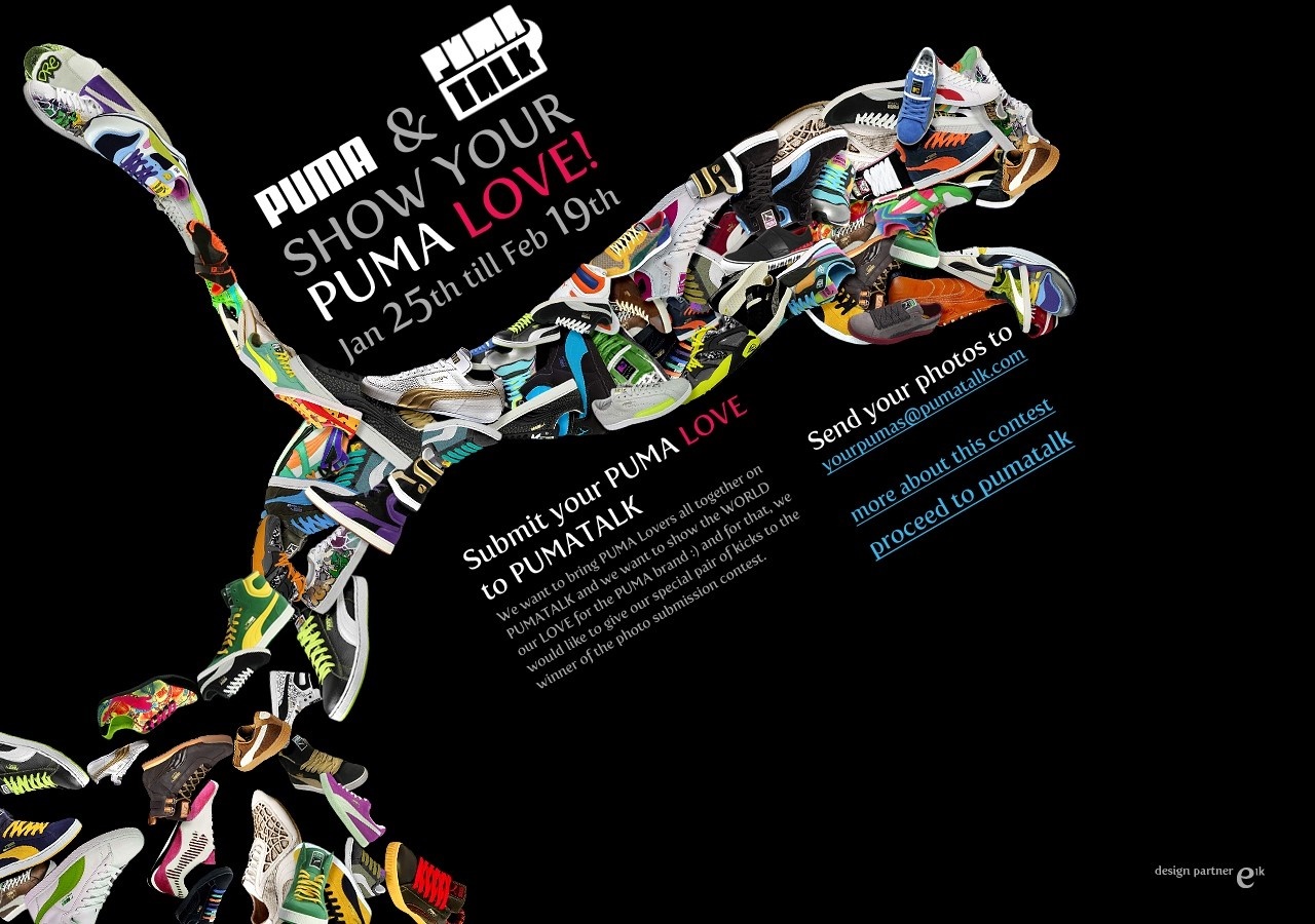 Puma & Show Your Puma Love Contest Poster HD Wallpaper