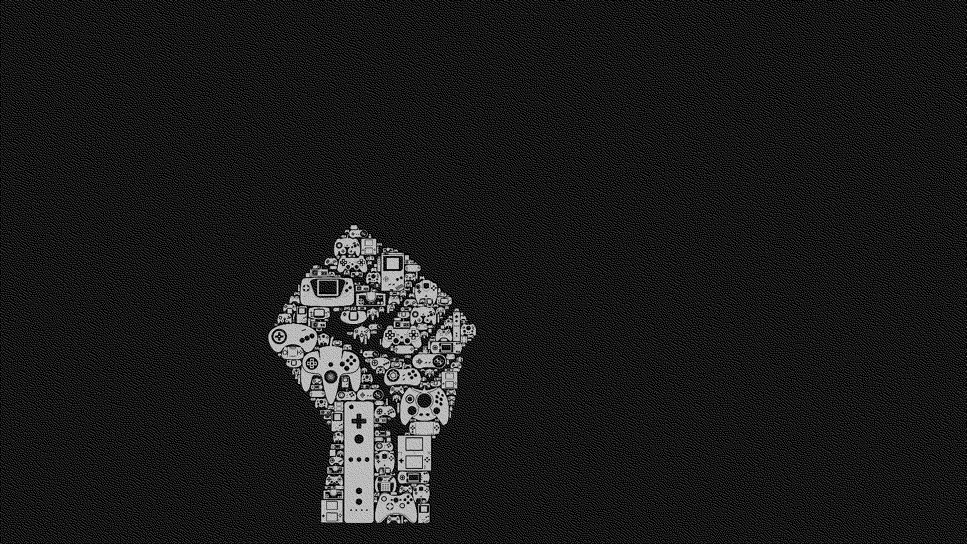 Fist made of video game controllers and consoles HD Wallpaper