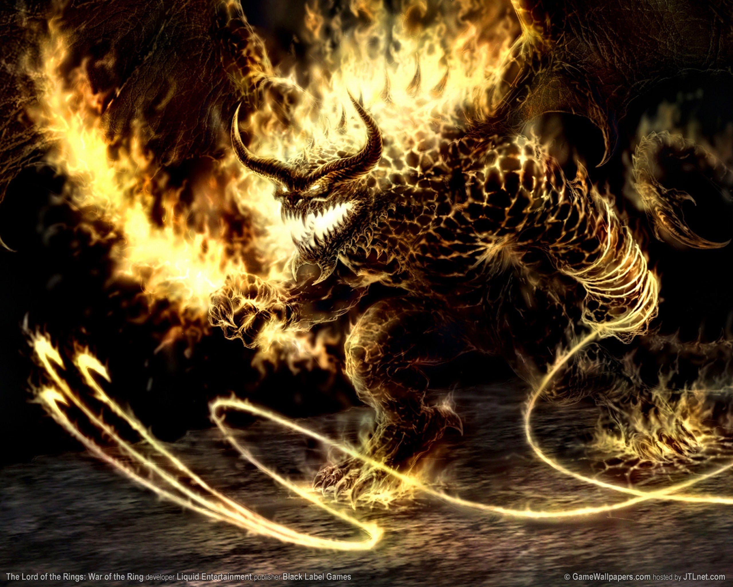 Balrog from The Lord of the Rings: War of the Ring HD Wallpaper