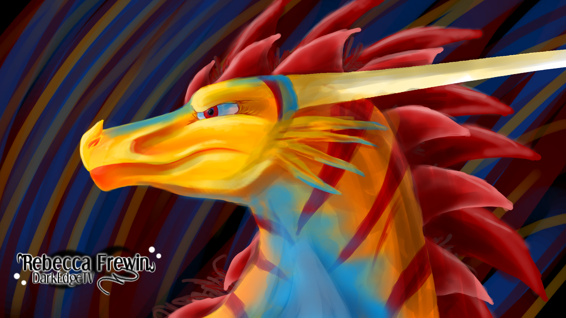 Dragon character by Rebecca Frewin HD Wallpaper