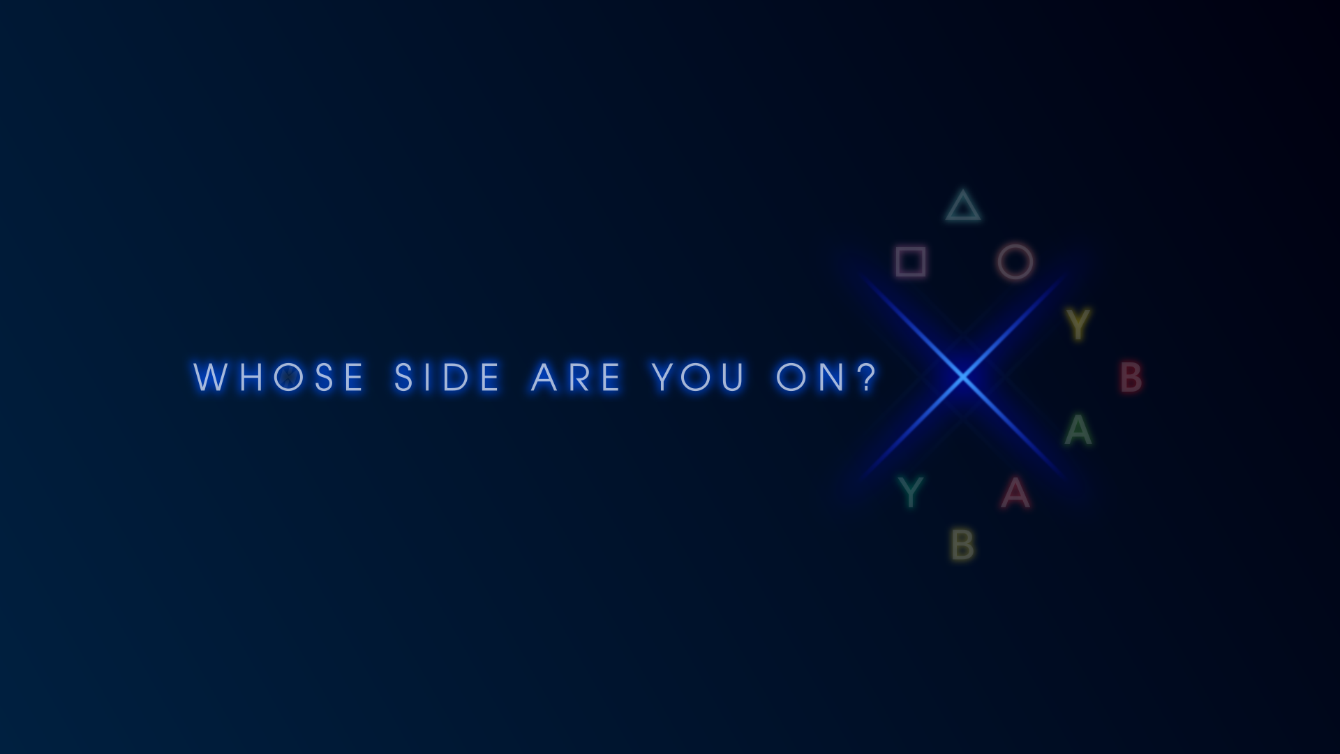 Video game controller symbols and text HD Wallpaper
