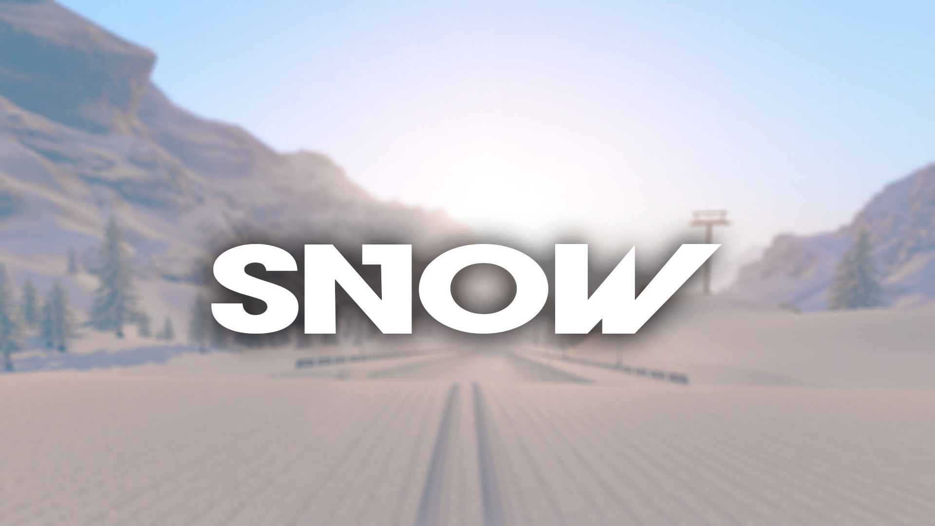 SNOW video game title screen HD Wallpaper