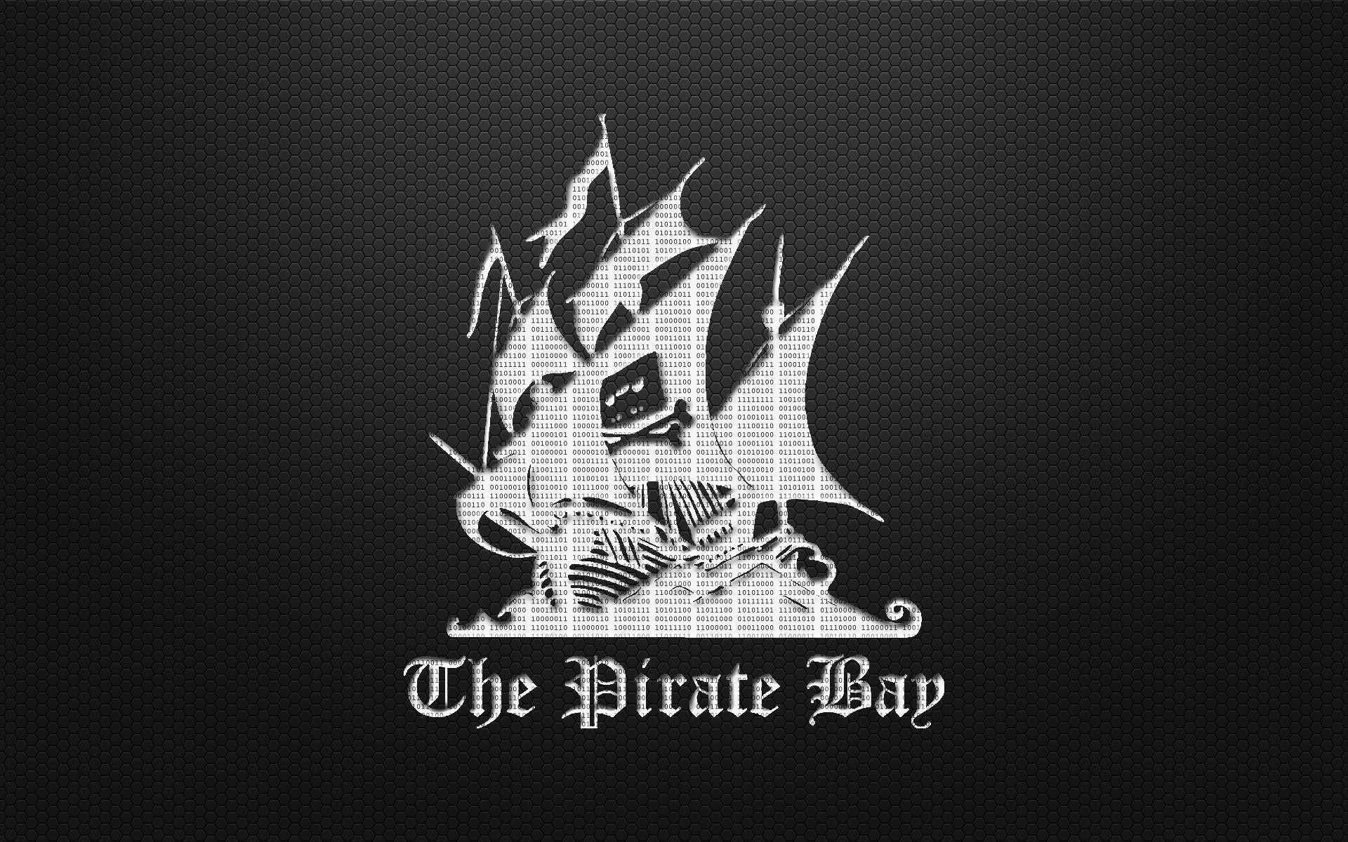 The Pirate Bay logo with binary code ship HD Wallpaper