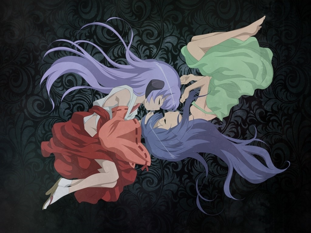 Furude Rika and Furude Hanyuu from Higurashi No Naku Koro Ni HD Wallpaper