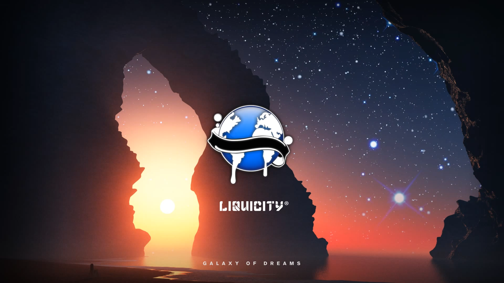 Liquicity Galaxy of Dreams illustration HD Wallpaper