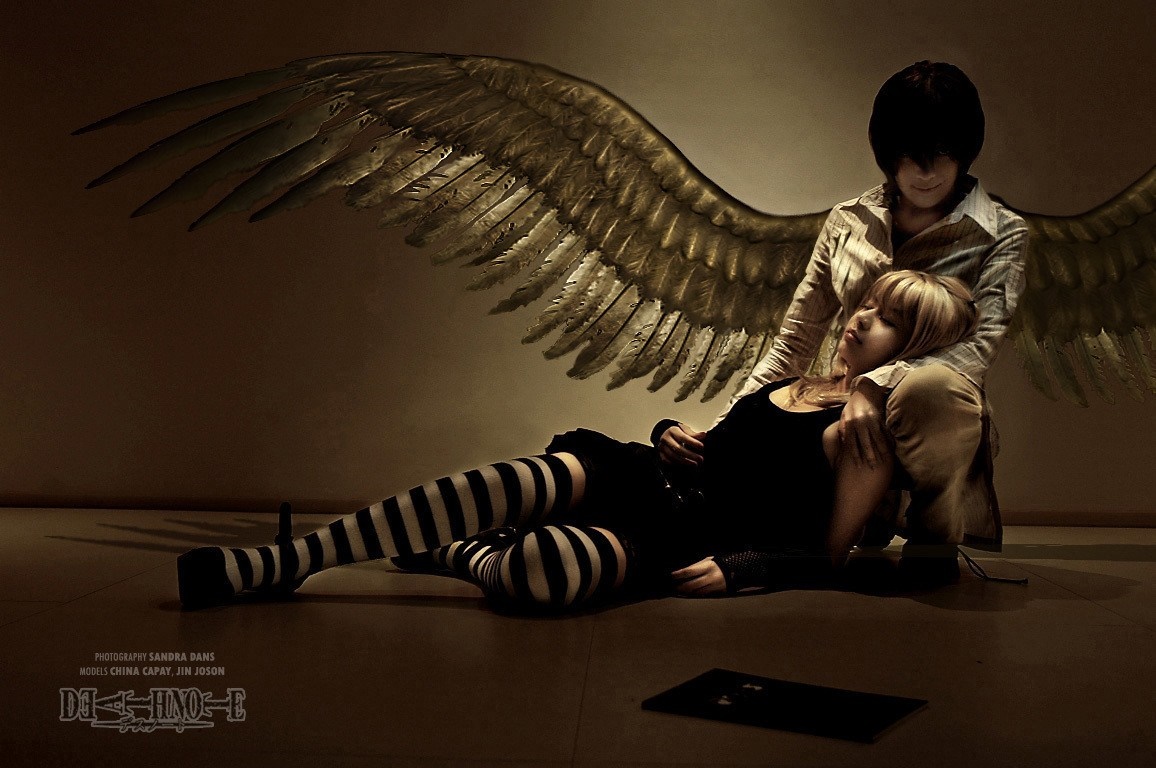 Misa Amane and Light Yagami from Death Note HD Wallpaper