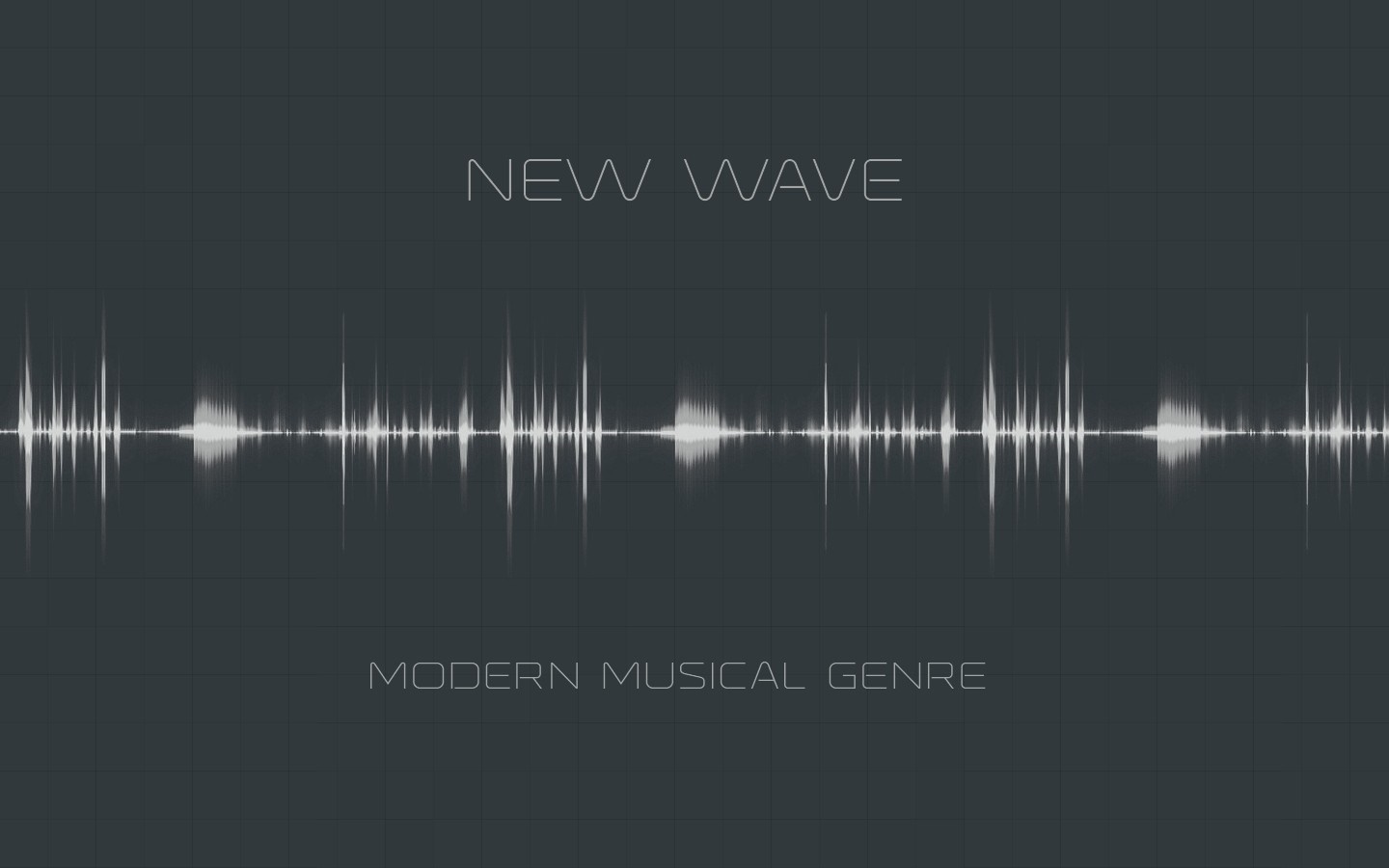 New Wave Modern Musical Genre Sound Wave HD Wallpaper