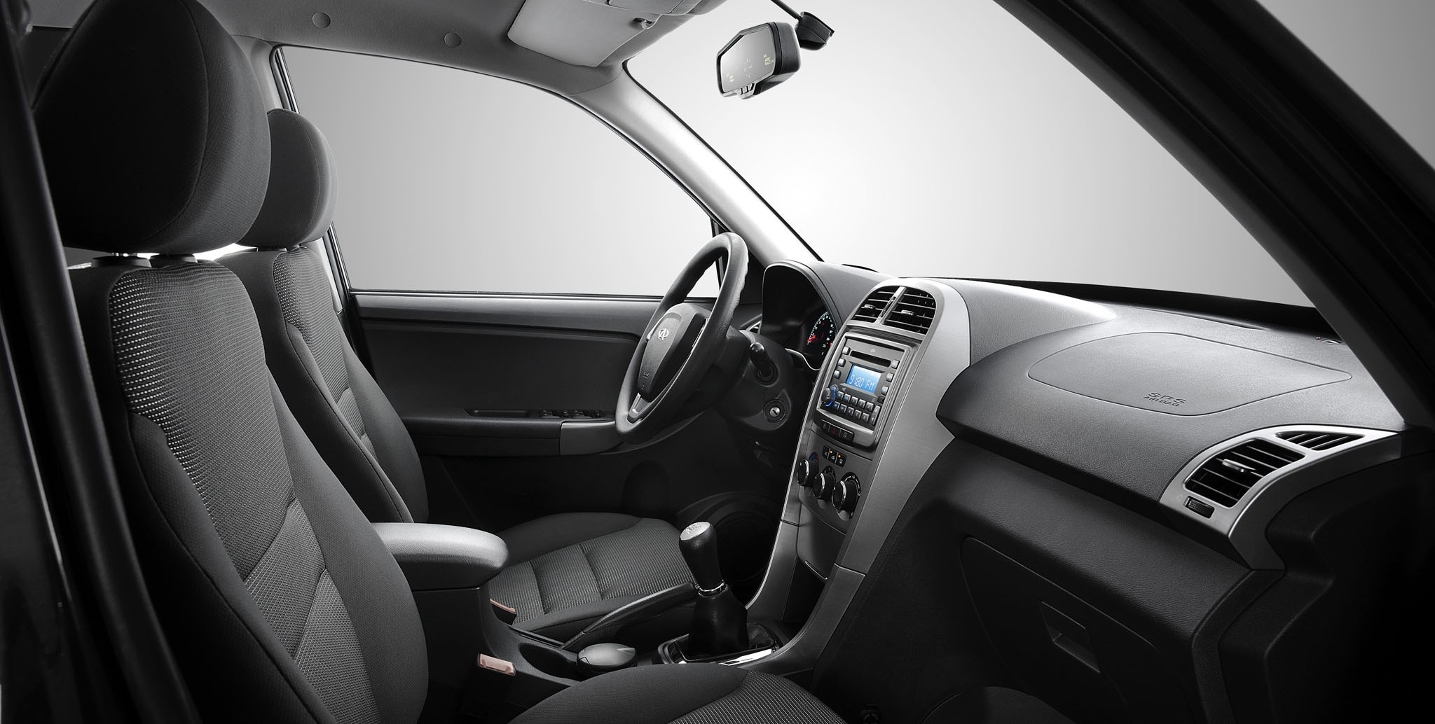 Interior of a Chery Tiggo crossover SUV HD Wallpaper