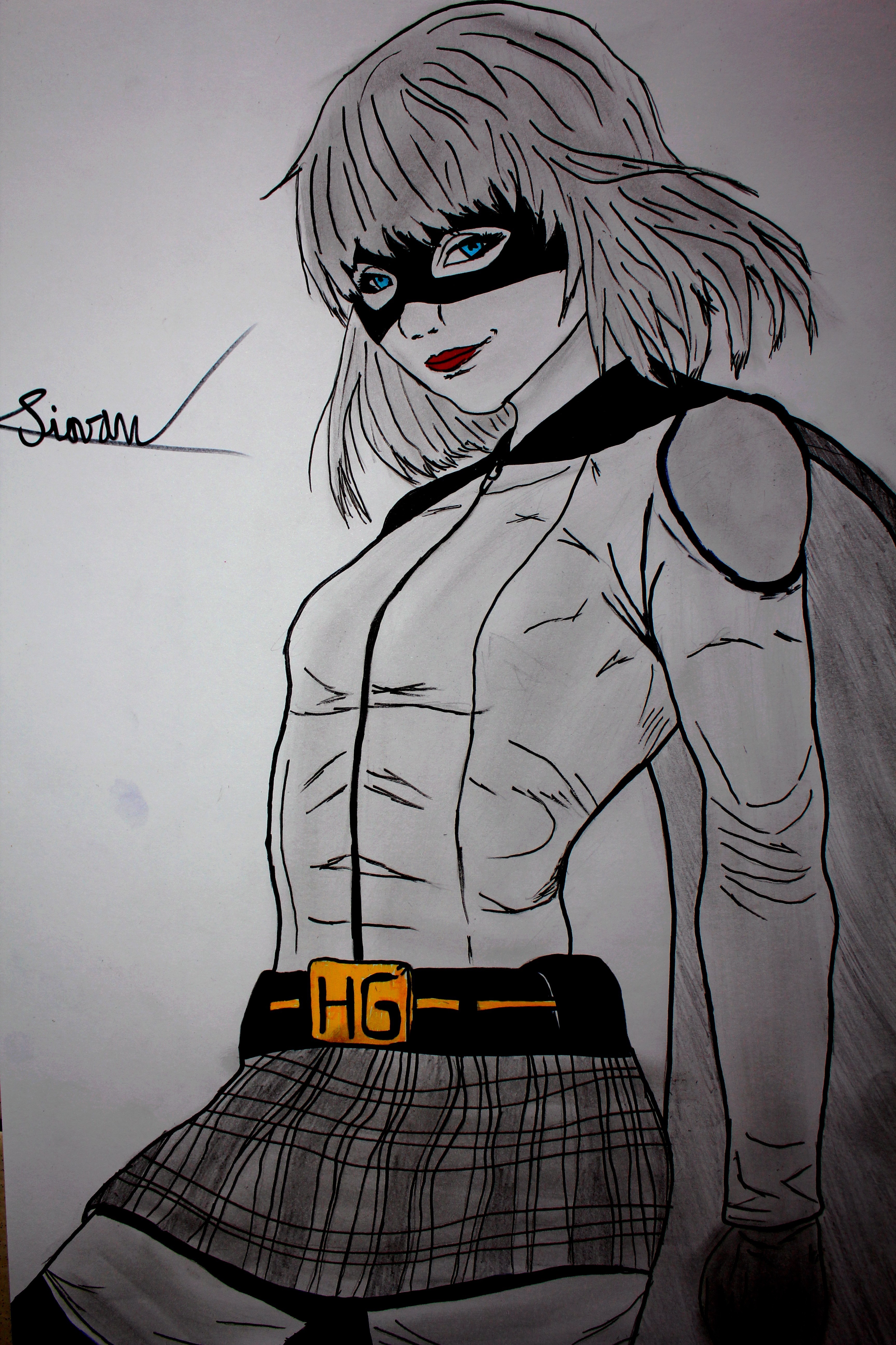 Hit-Girl from Kick-Ass drawing HD Wallpaper