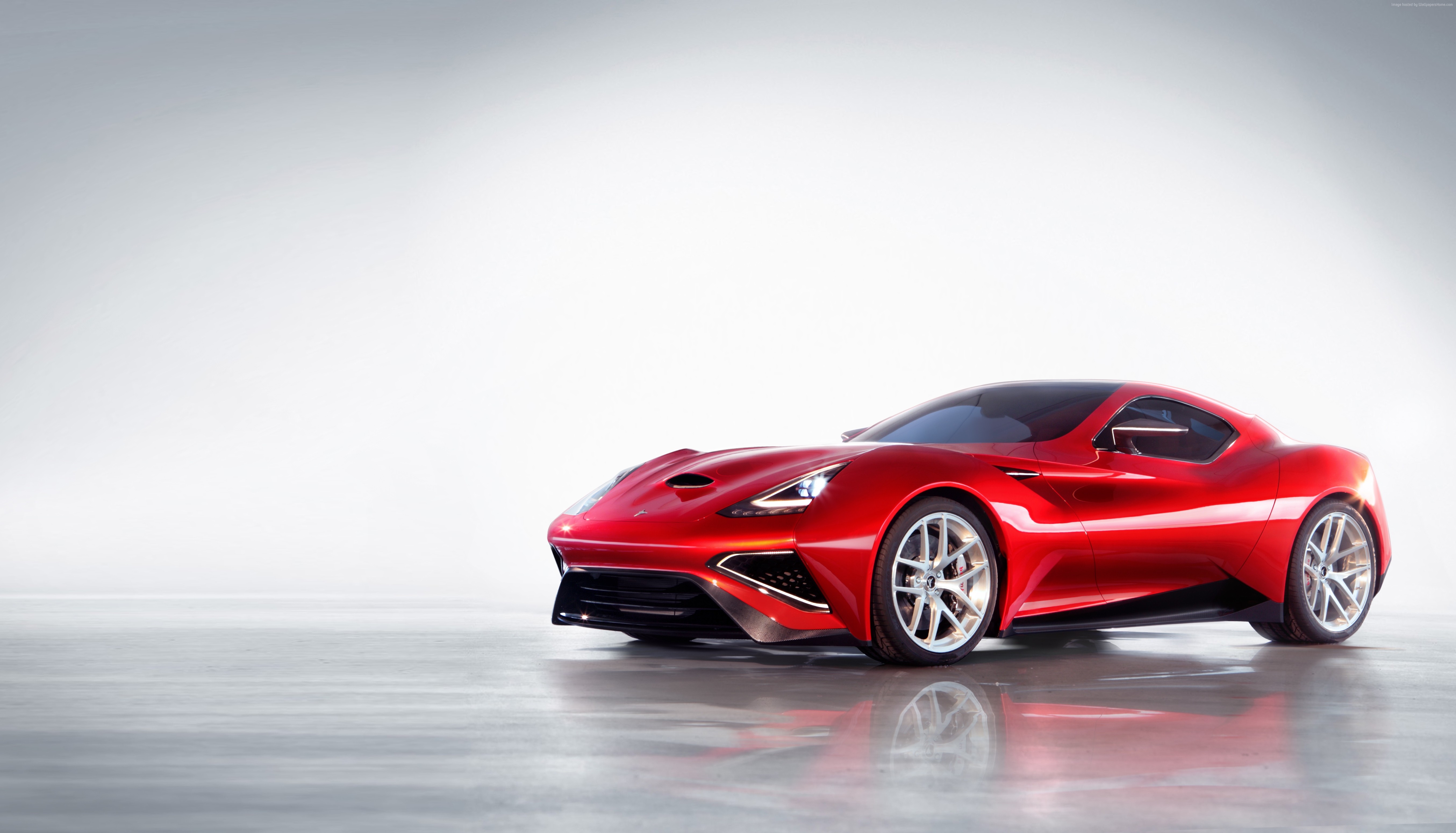 Icona Vulcano Titanium Hybrid Sports Car HD Wallpaper