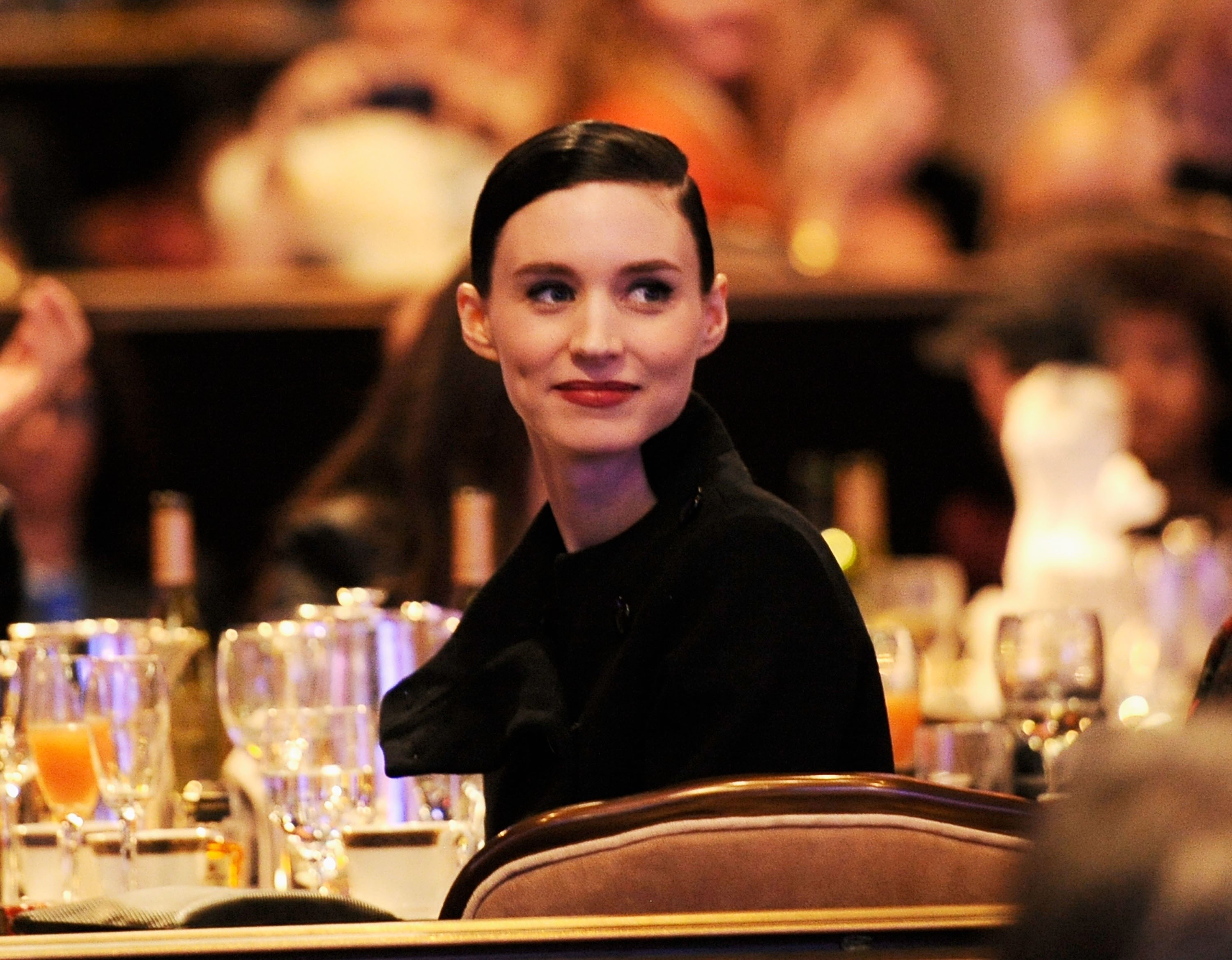 Rooney Mara at a formal event HD Wallpaper