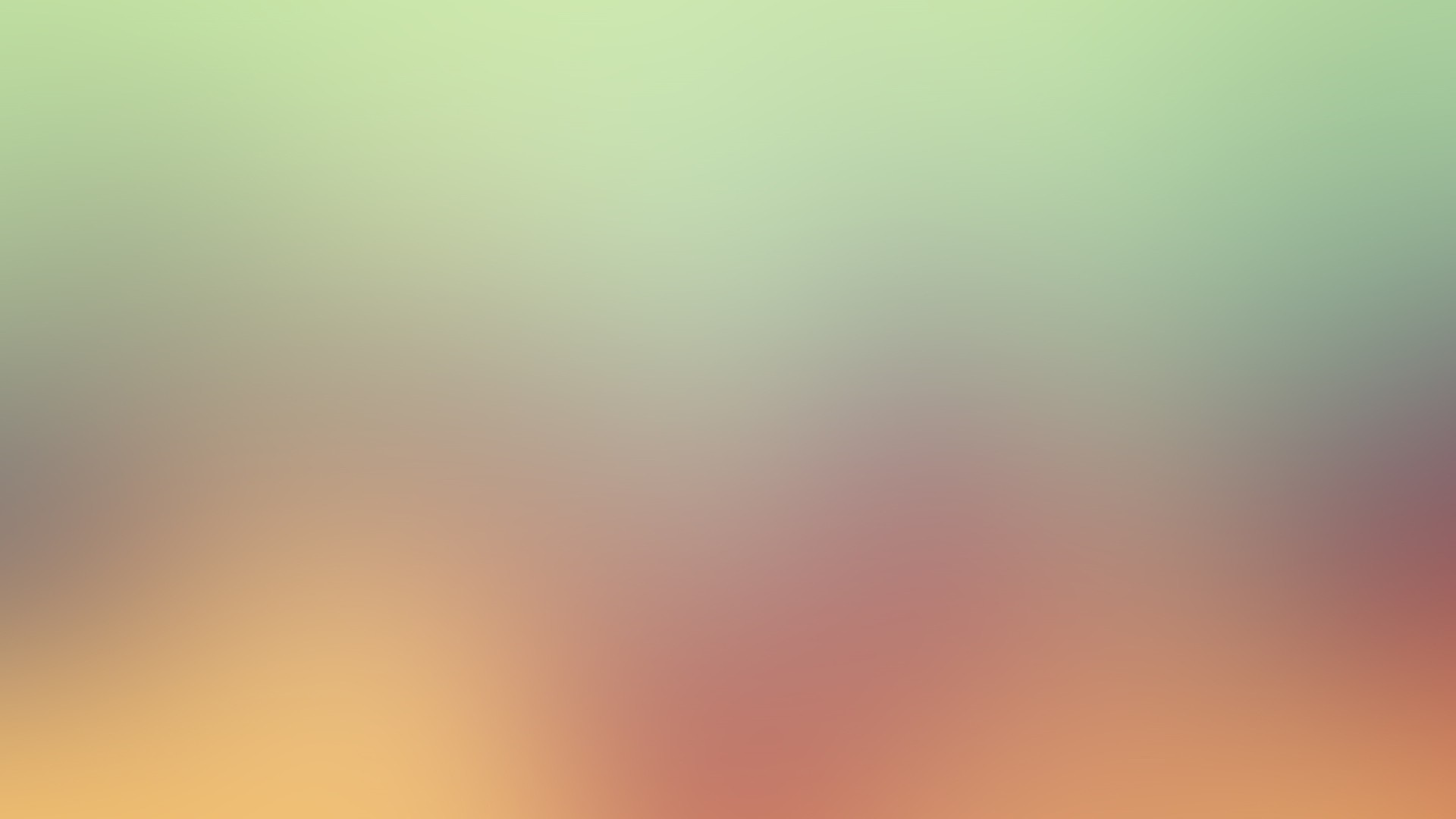 Soft gradient of green, beige, and pink HD Wallpaper