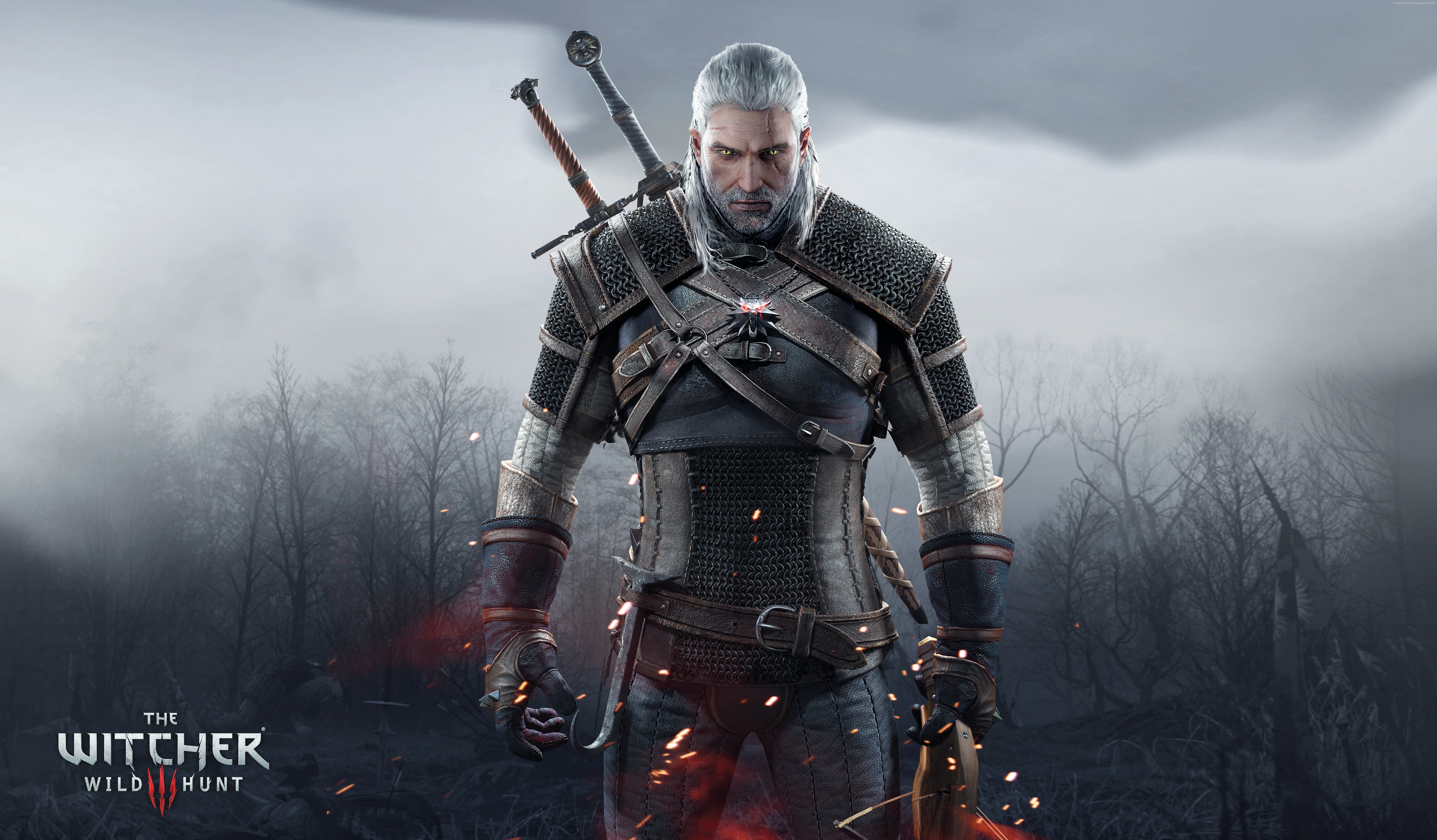 Geralt of Rivia from The Witcher 3: Wild Hunt HD Wallpaper