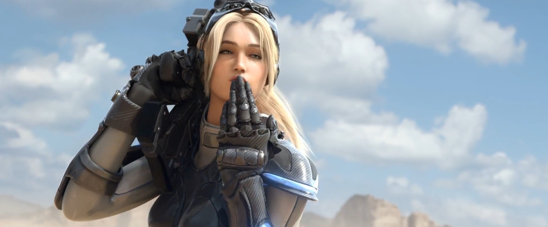 Nova from Heroes of the Storm blowing a kiss HD Wallpaper