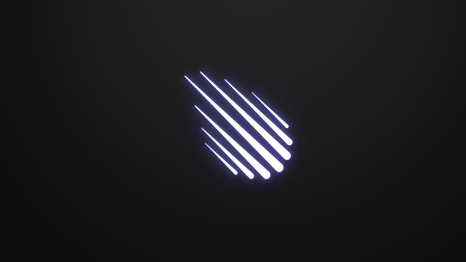 Purple glowing streaks on a dark background HD Wallpaper