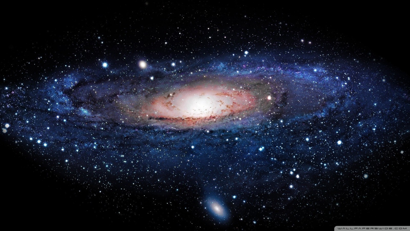 Andromeda Galaxy in deep space HD Wallpaper