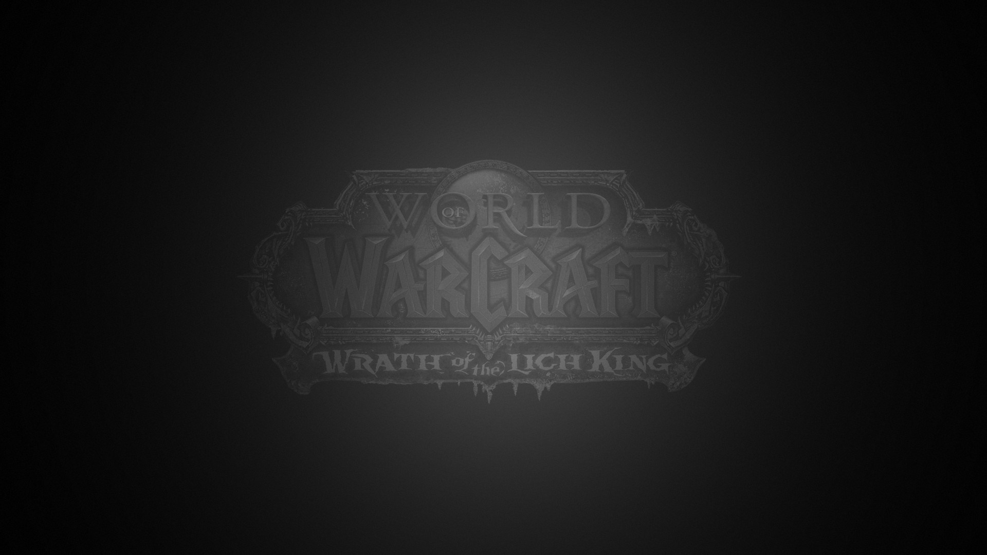 World of Warcraft Wrath of the Lich King logo HD Wallpaper