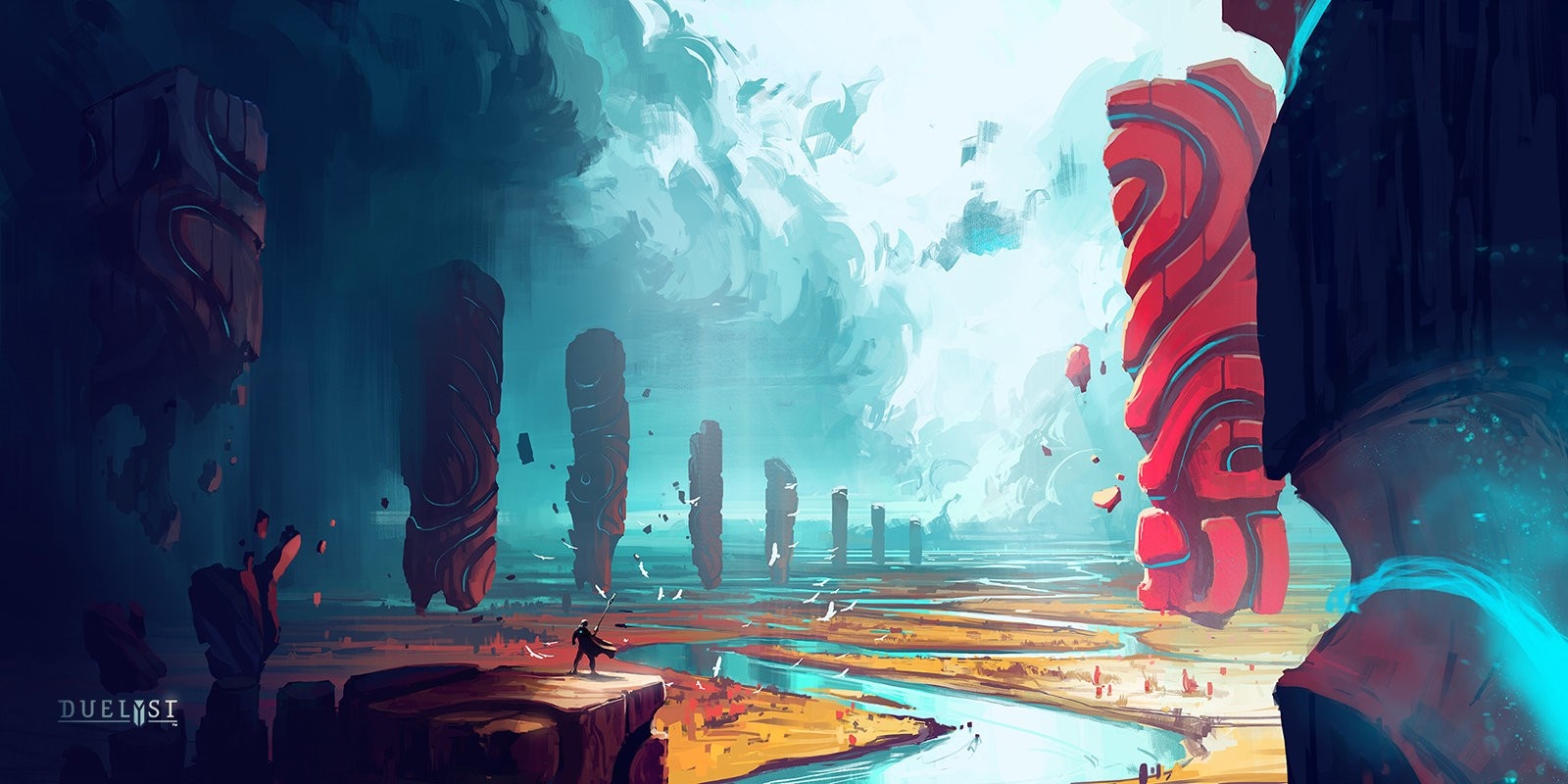 Duelist artwork by Anton Fadeev HD Wallpaper