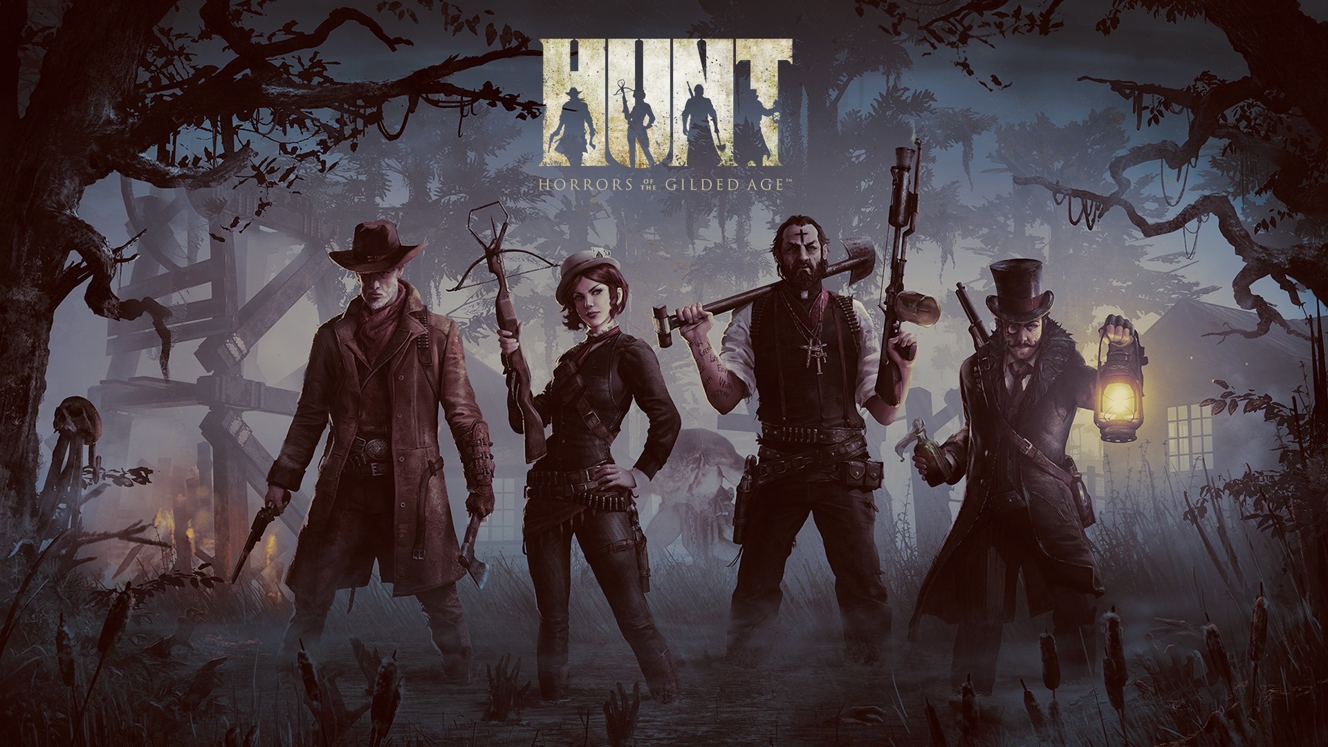 Hunt: Horrors of the Gilded Age characters HD Wallpaper