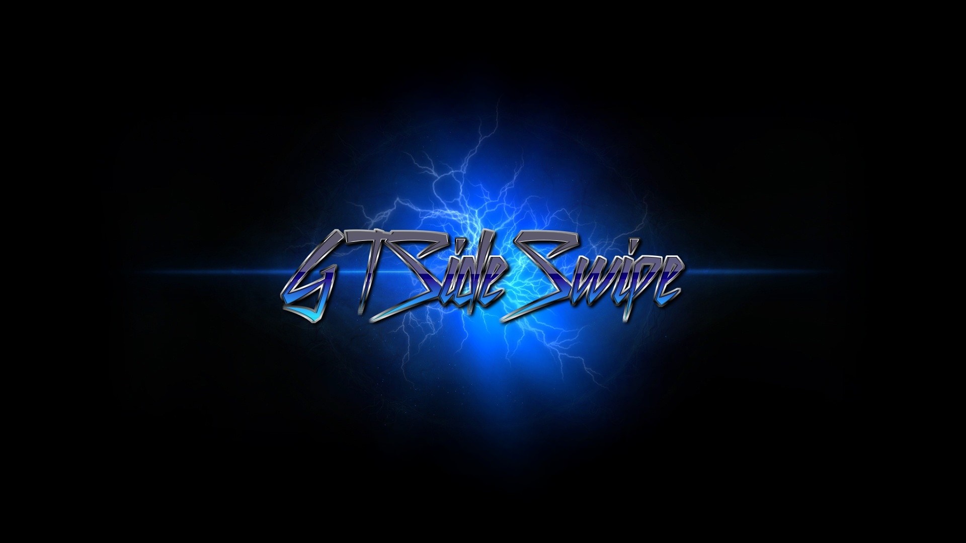 GTBlade Swipe Logo with Lightning HD Wallpaper