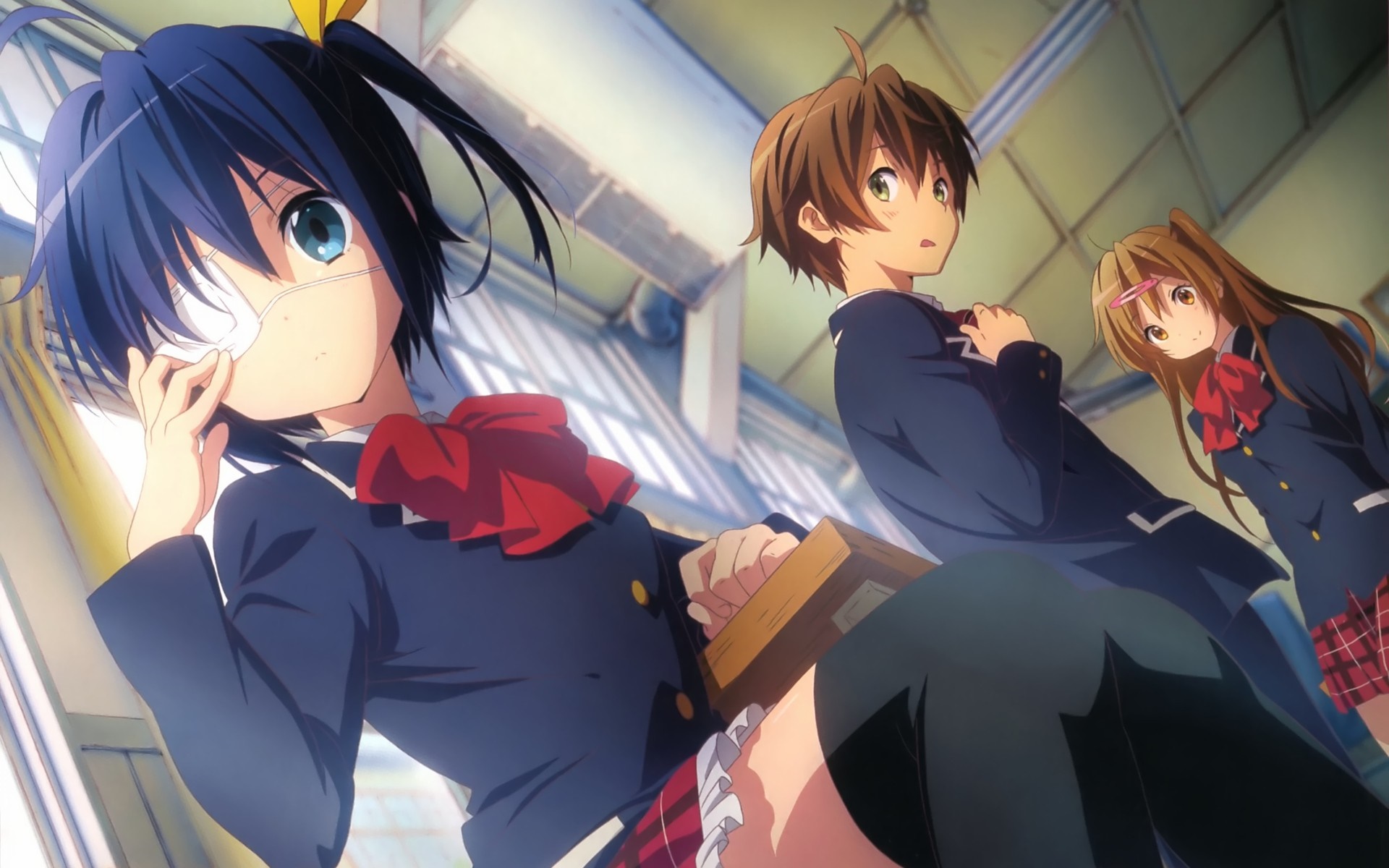 Rikka Takanashi and friends from Chuunibyou demo Koi ga Shitai HD Wallpaper