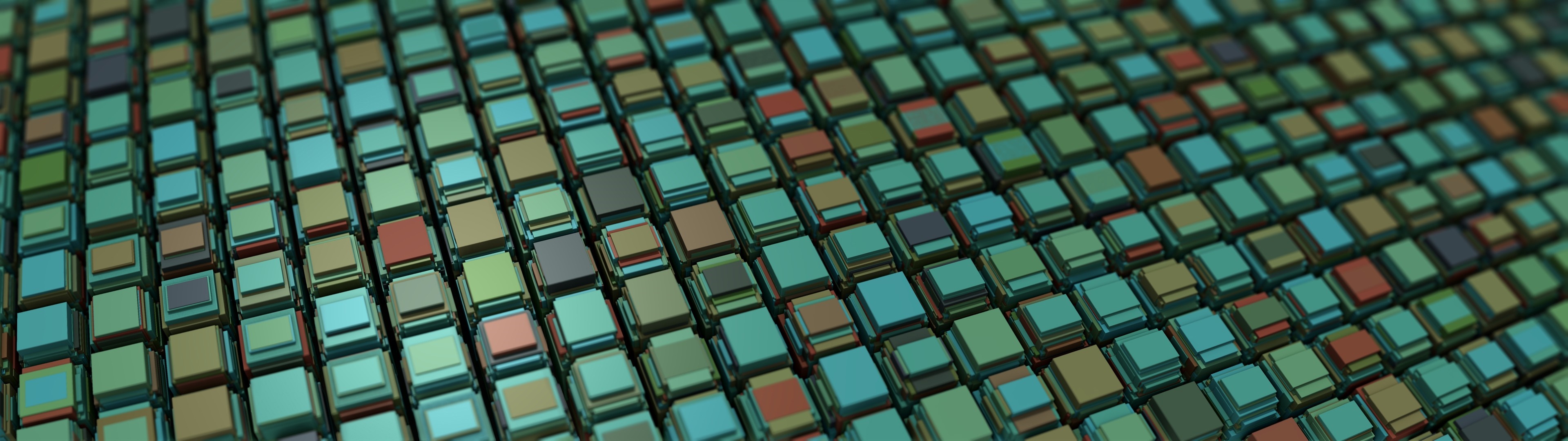 Abstract 3D geometric pattern of cubes HD Wallpaper