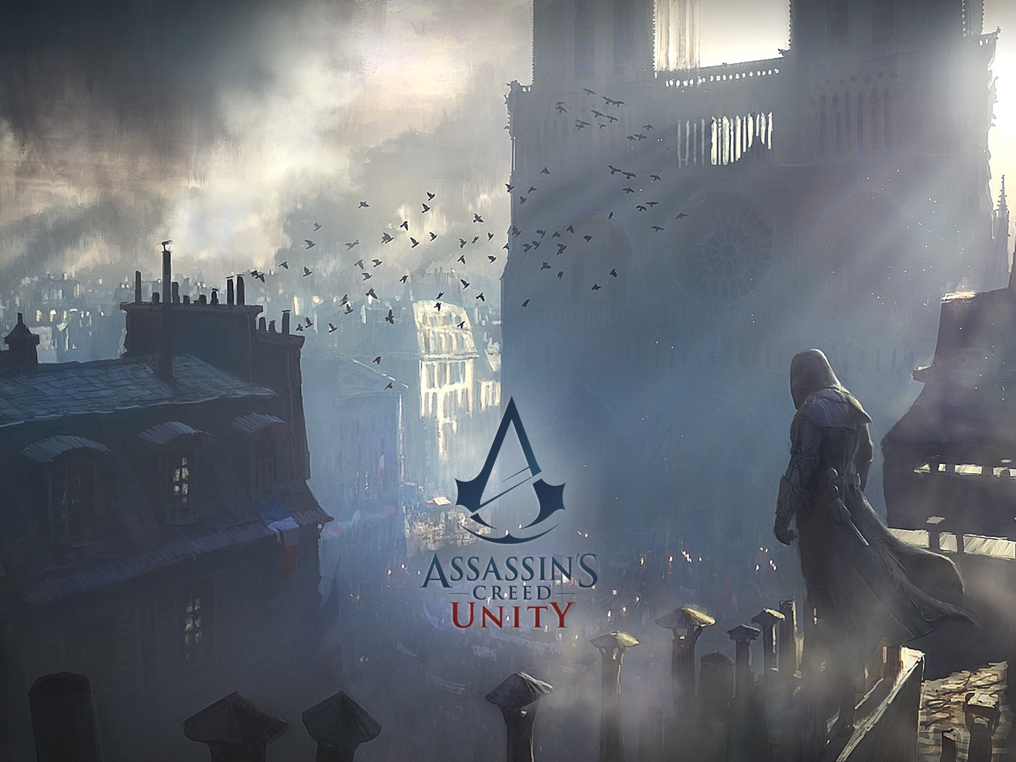 Assassin's Creed Unity Arno Dorian Notre Dame HD Wallpaper