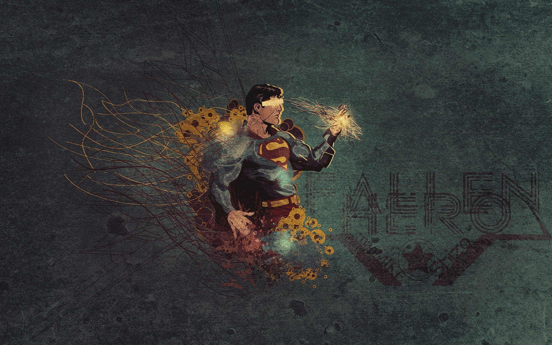 Superman from DC Comics artwork HD Wallpaper