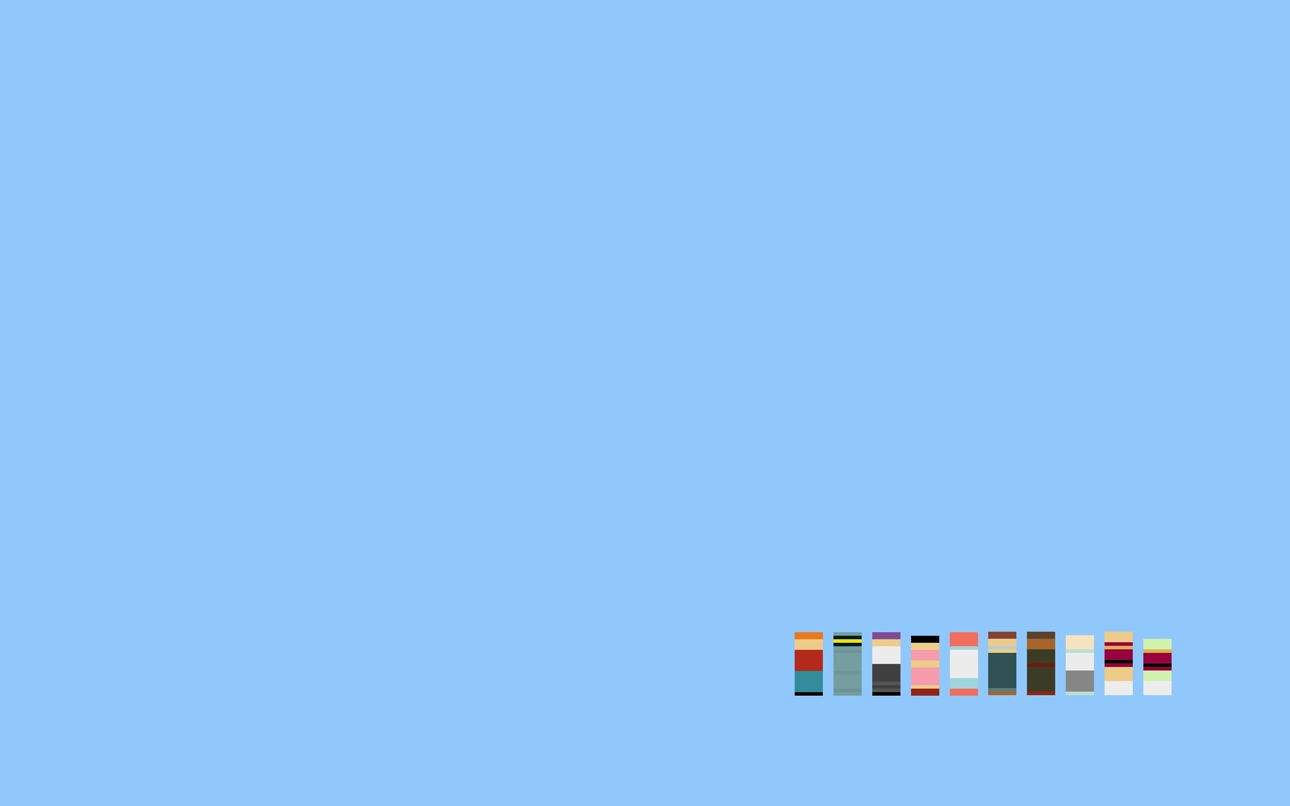 Futurama characters minimalist illustration HD Wallpaper