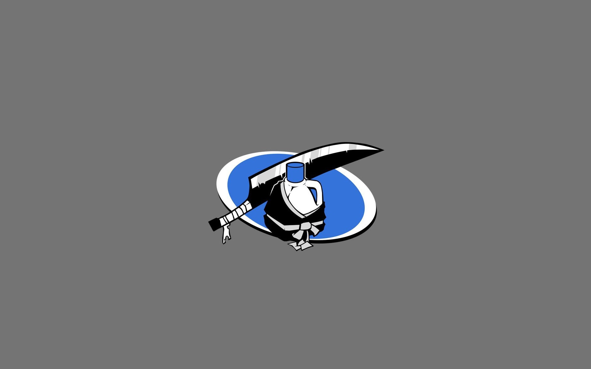 Bleach logo with Ichigo Kurosaki's Zanpakuto HD Wallpaper